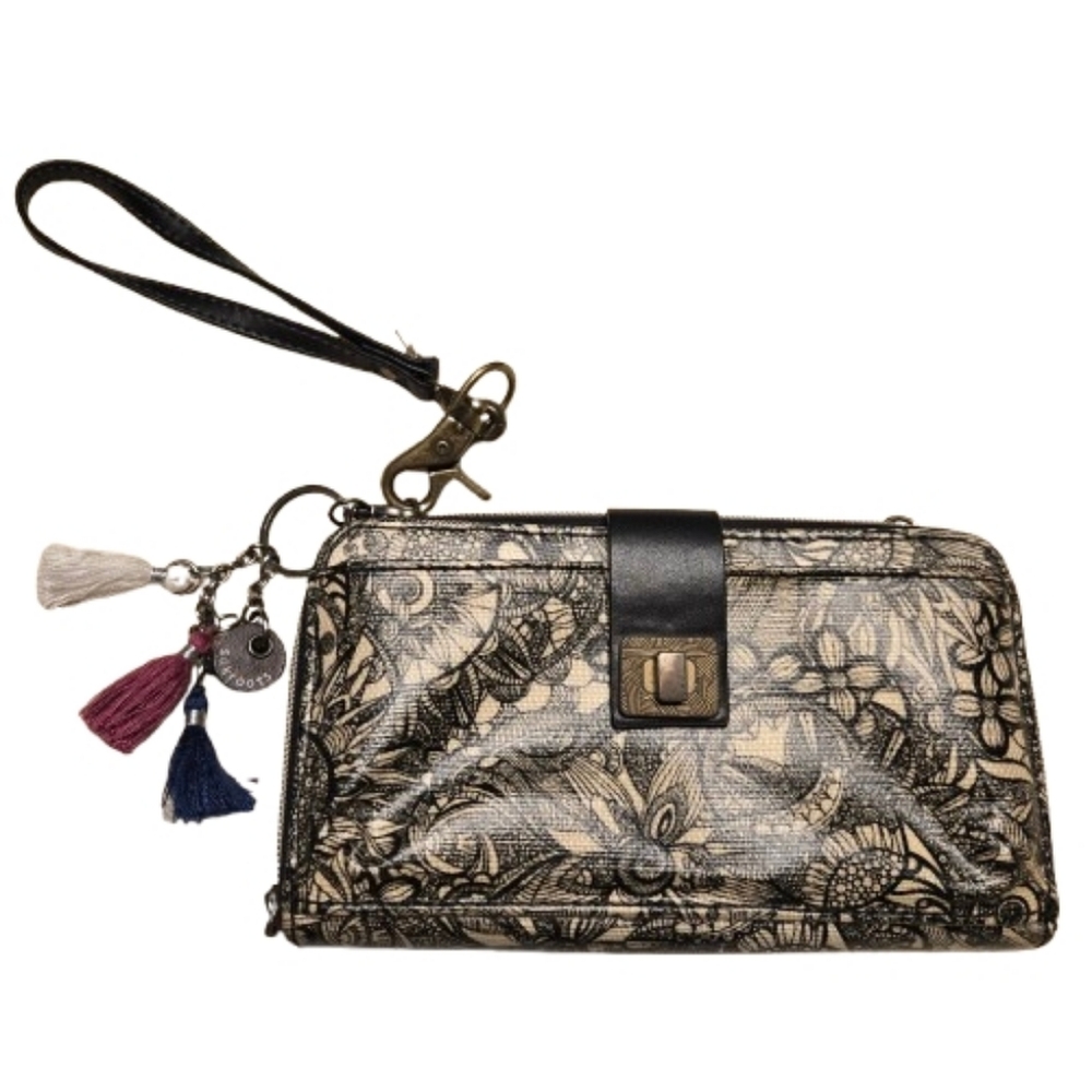 Sakroots Wristlet With Bonus Tassel Key Fob